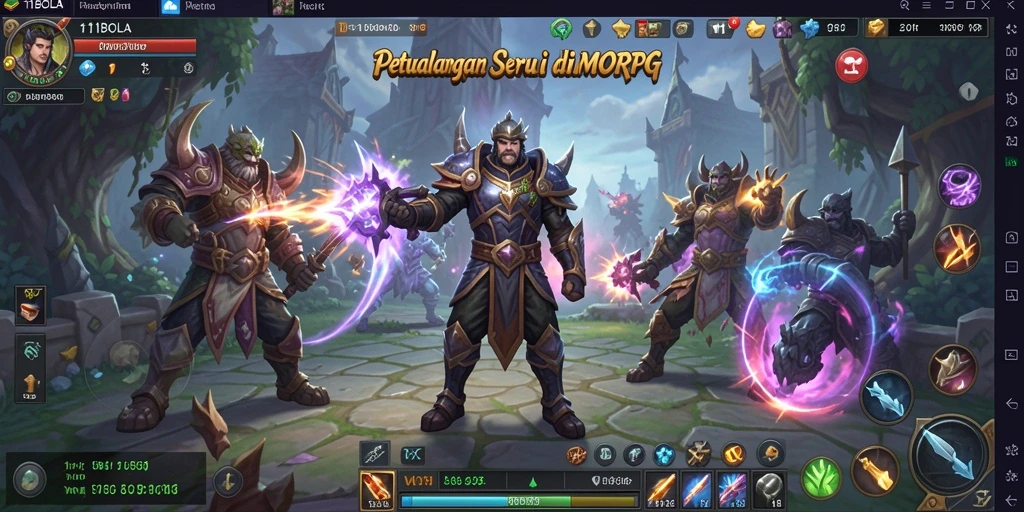 Gameplay seru dalam petualangan MMORPG 11BOLA.