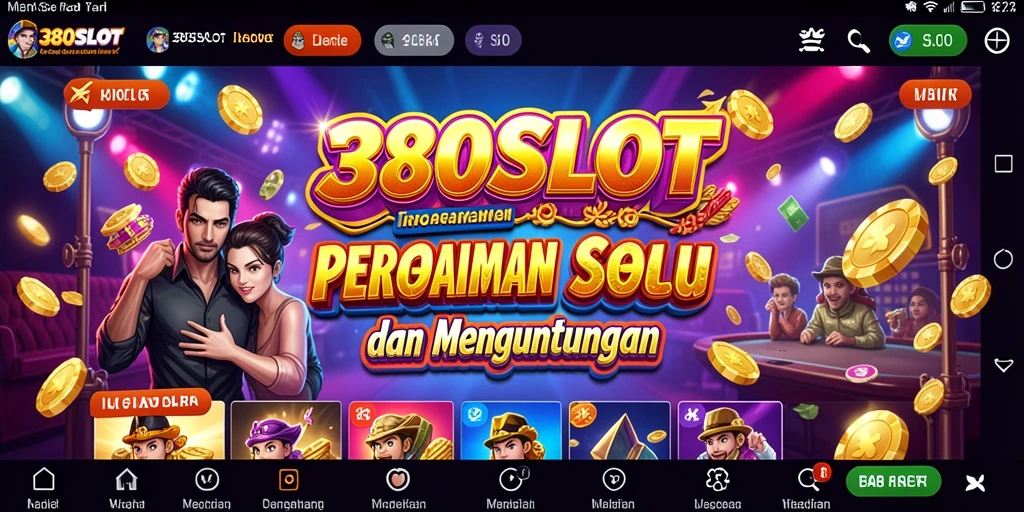 Tampilan menarik gameplay 380SLOT yang penuh warna dan seru.