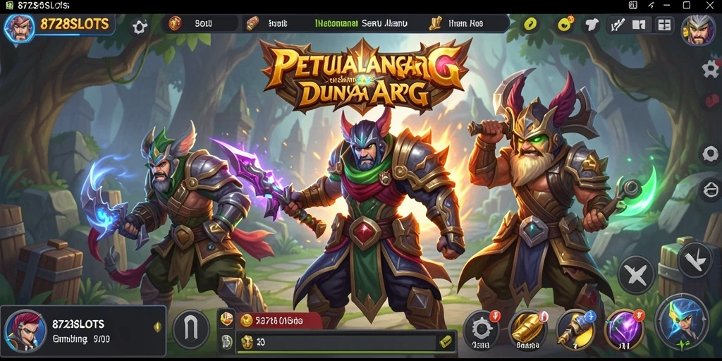 Tangkap momen seru gameplay ARPG 8728SLOTS.