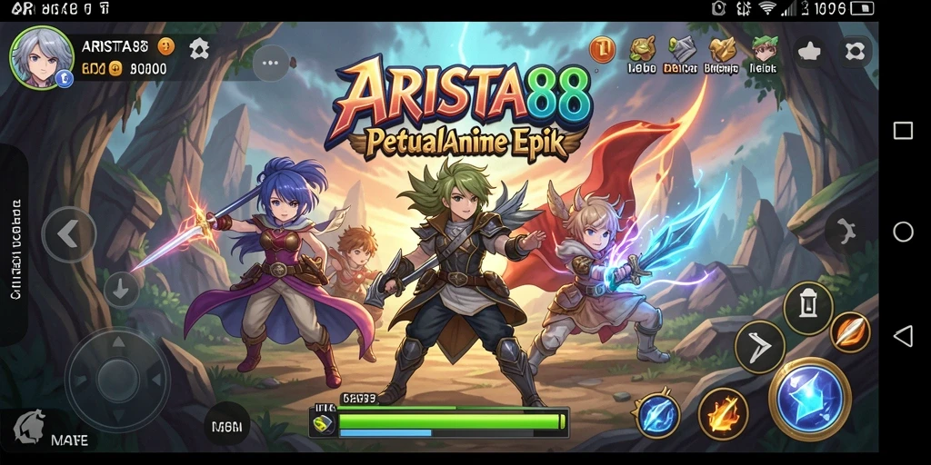 Tampilan dinamis dari gameplay ARISTA88 yang menawan.