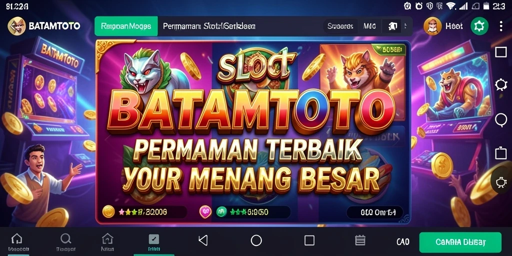 Screenshot gameplay BATAMTOTO menampilkan pengalaman Slot yang mendebarkan.