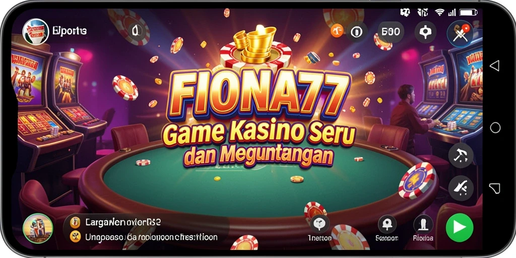 Tampilan gameplay menarik di FIONA77 dengan variasi permainan Kasino.