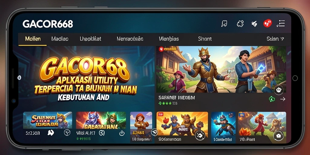 Screenshot GACOR668 menampilkan antarmuka aplikasi yang intuitif dan mudah digunakan.