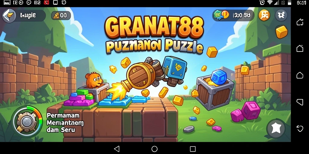 Tampilan gameplay GRANAT88 yang penuh teka-teki menantang.