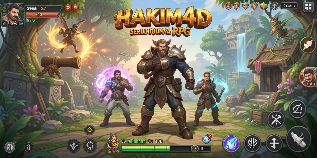 Gameplay menegangkan dengan pertarungan seru di <strong>HAKIM4D</strong>.