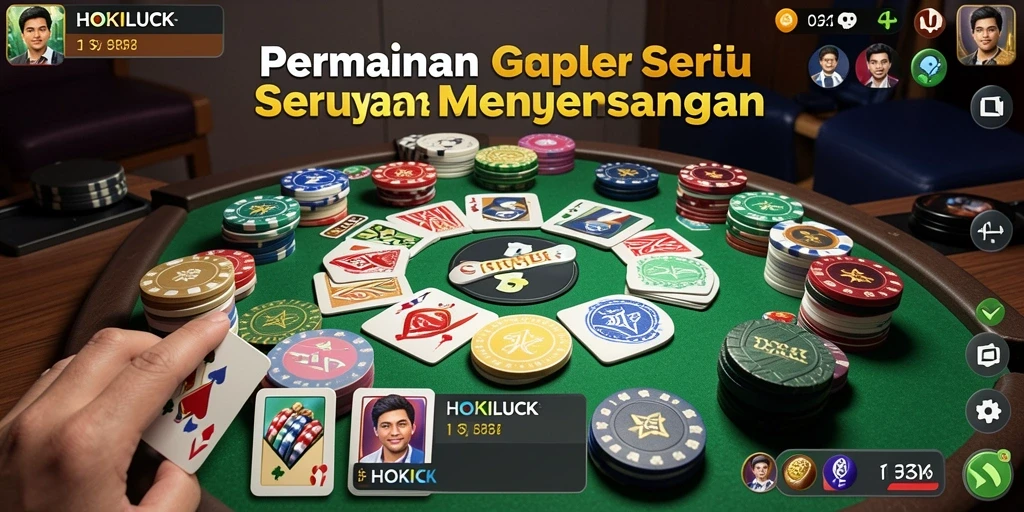 Tampilan gameplay HOKILUCK yang mendebarkan dan penuh strategi.