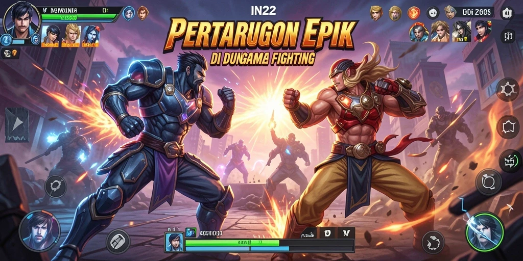Tampilkan aksi pertarungan yang mendebarkan dalam IN22.