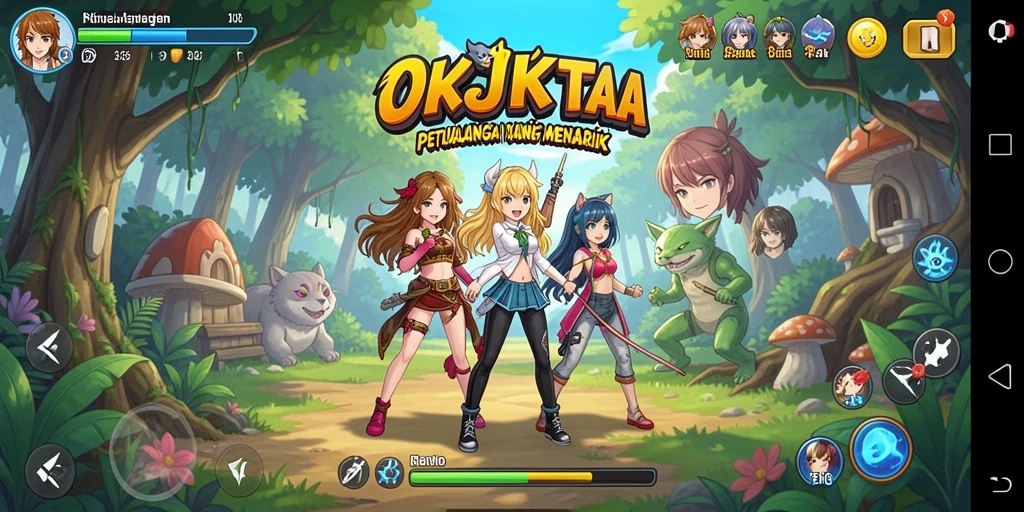 Pengalaman gameplay anime yang mengasyikkan dan penuh warna.