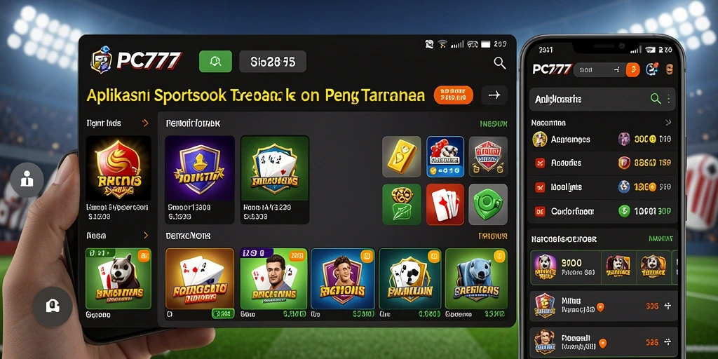 Tampilan gameplay Sportsbook yang menarik dan interaktif.