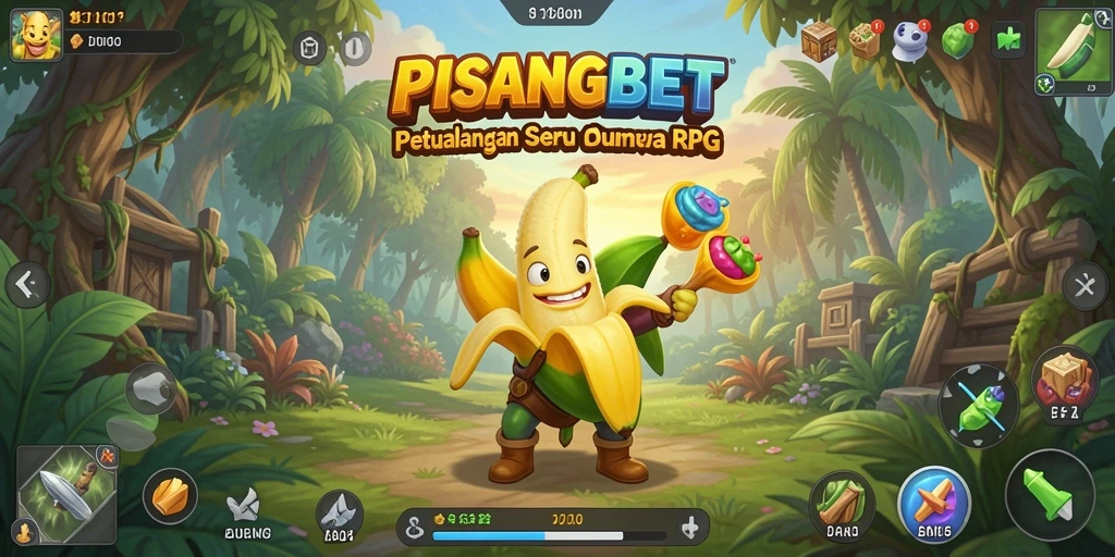 Screenshot gameplay PISANGBET menunjukkan pertarungan seru dan karakter yang memukau.