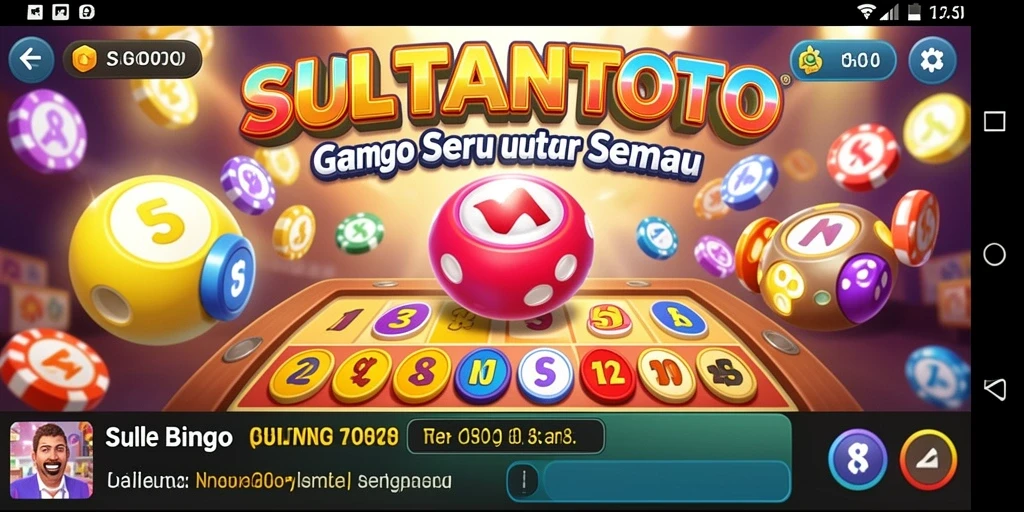 Tampilan gameplay menarik SULTANTOTO dengan suasana Bingo